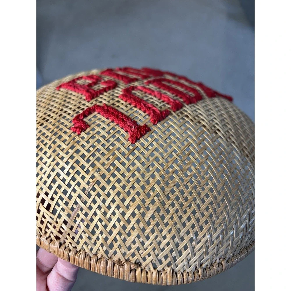 Round Basket Judy's Buns Embroidered Cross stitch  11